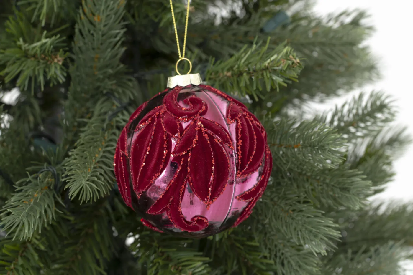 Boules De Noël|Boules De Noël<Flamant MADE, boule de Noël Rouge