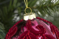 Boules De Noël|Boules De Noël<Flamant MADE, boule de Noël Rouge