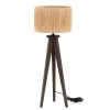 Lampes|Lampes De Table Et De Bureau<Flamant MAEVE, lampe de table avec abat-jour, bois et raphia