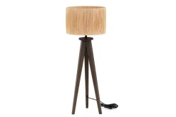 Lampes|Lampes De Table Et De Bureau<Flamant MAEVE, lampe de table avec abat-jour, bois et raphia