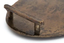Plateaux|Accessoires<Flamant MAKANI, plateau, métal, ovale, S Brun