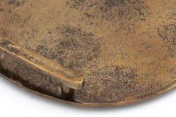 Plateaux|Accessoires<Flamant MAKANI, plateau, métal, rond, S Brun
