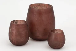 Porte Bougie, Chauffe-Plats Et Photophores|Porte Bougie, Chauffe-Plats Et Photophores<Flamant MALEA, photophore, verre, burgundy, S Rouge