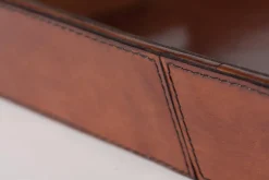 Plateaux|Accessoires<Flamant MANHATTAN, plateau, cuir Brun