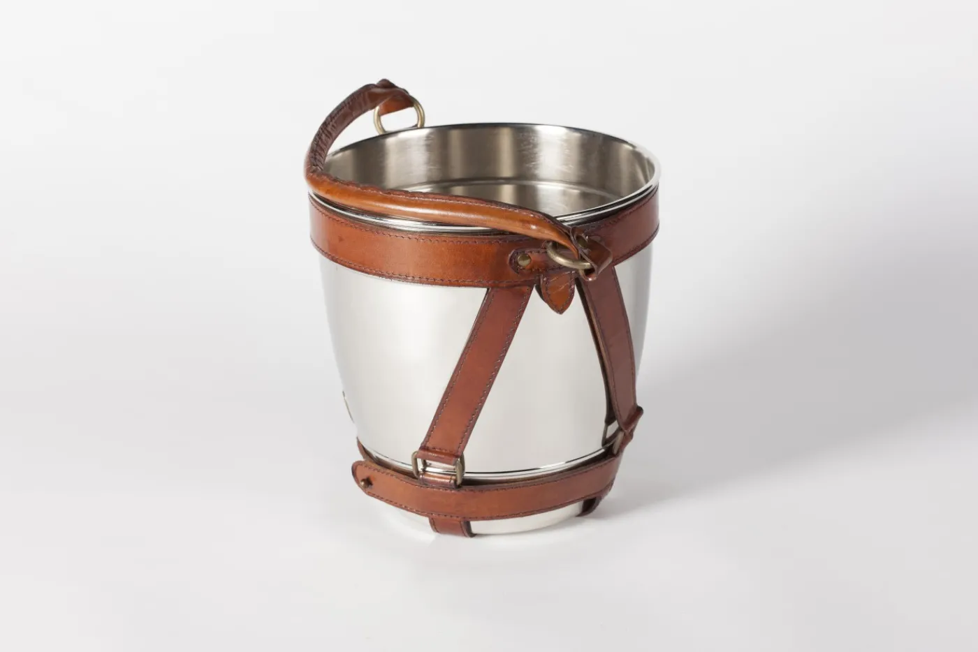Ustensiles De Service Et De Cuisine|Accessoires<Flamant MANHATTAN, refroidisseur à vin, poignée en cuir brun Mixte