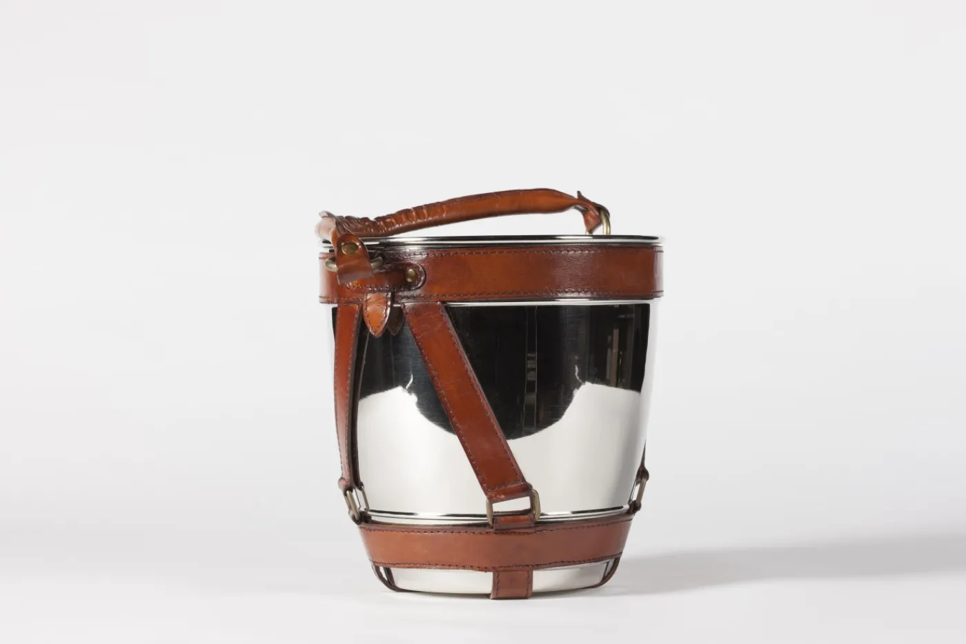 Ustensiles De Service Et De Cuisine|Accessoires<Flamant MANHATTAN, refroidisseur à vin, poignée en cuir brun Mixte