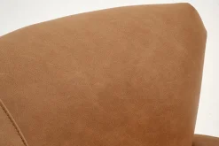 Fauteuils|Sièges<Flamant MARCHETTI, fauteuil, cuir , rotatif Cognac