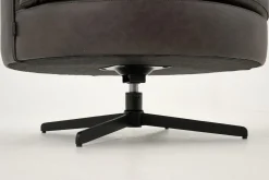 Fauteuils|Sièges<Flamant MARCHETTI, fauteuil, cuir , rotatif Noir