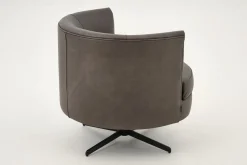 Fauteuils|Sièges<Flamant MARCHETTI, fauteuil, cuir , rotatif Noir