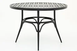 Tables|Tables<Flamant MARIAN, table de jardin, Ø110, Noir