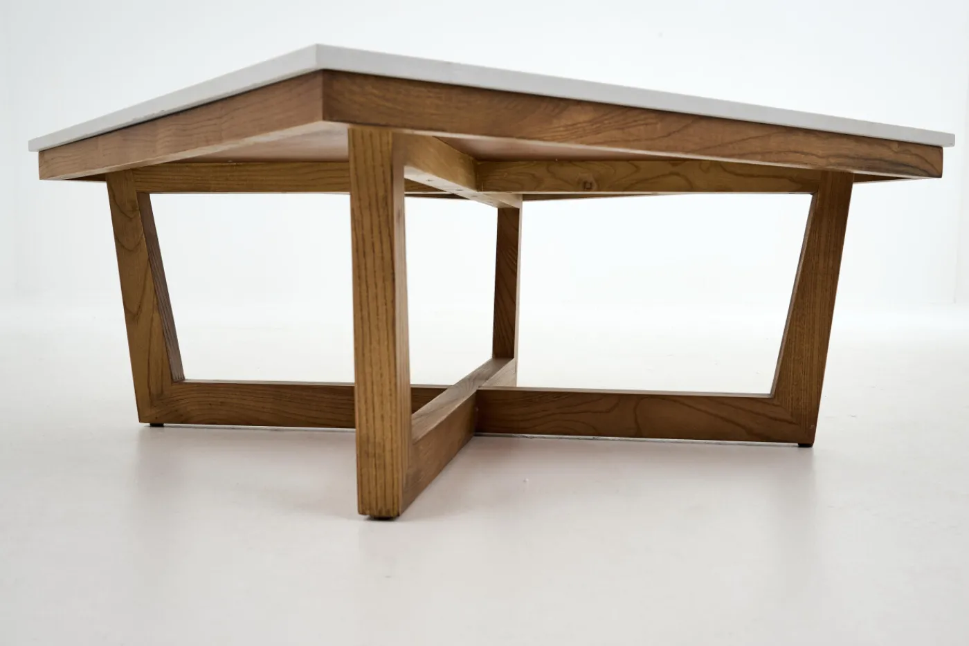 Tables De Salon|Tables De Salon<Flamant MARNIX, table basse, chêne et pierre, 90x90 Mixte
