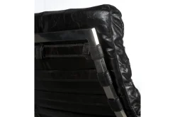Fauteuils|Sièges<Flamant MASON, chaise longue, cuir, vintage, Noir