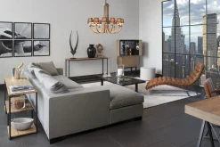Fauteuils|Sièges<Flamant MASON, chaise longue, cuir, vintage, brun Cognac