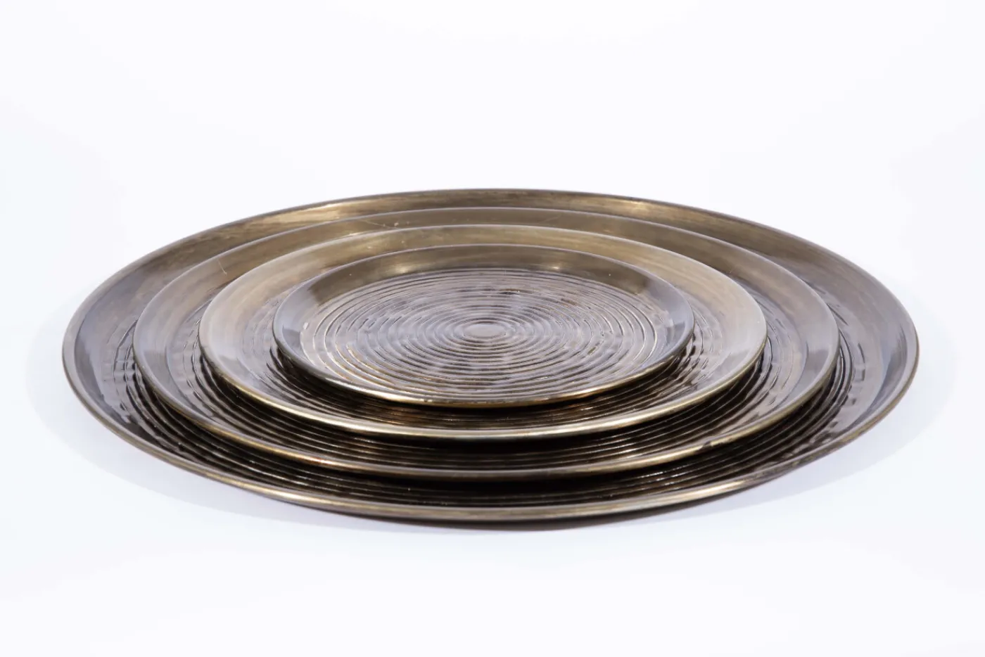 Accessoires|Plateaux<Flamant MATS, plateau, métal, L Argent