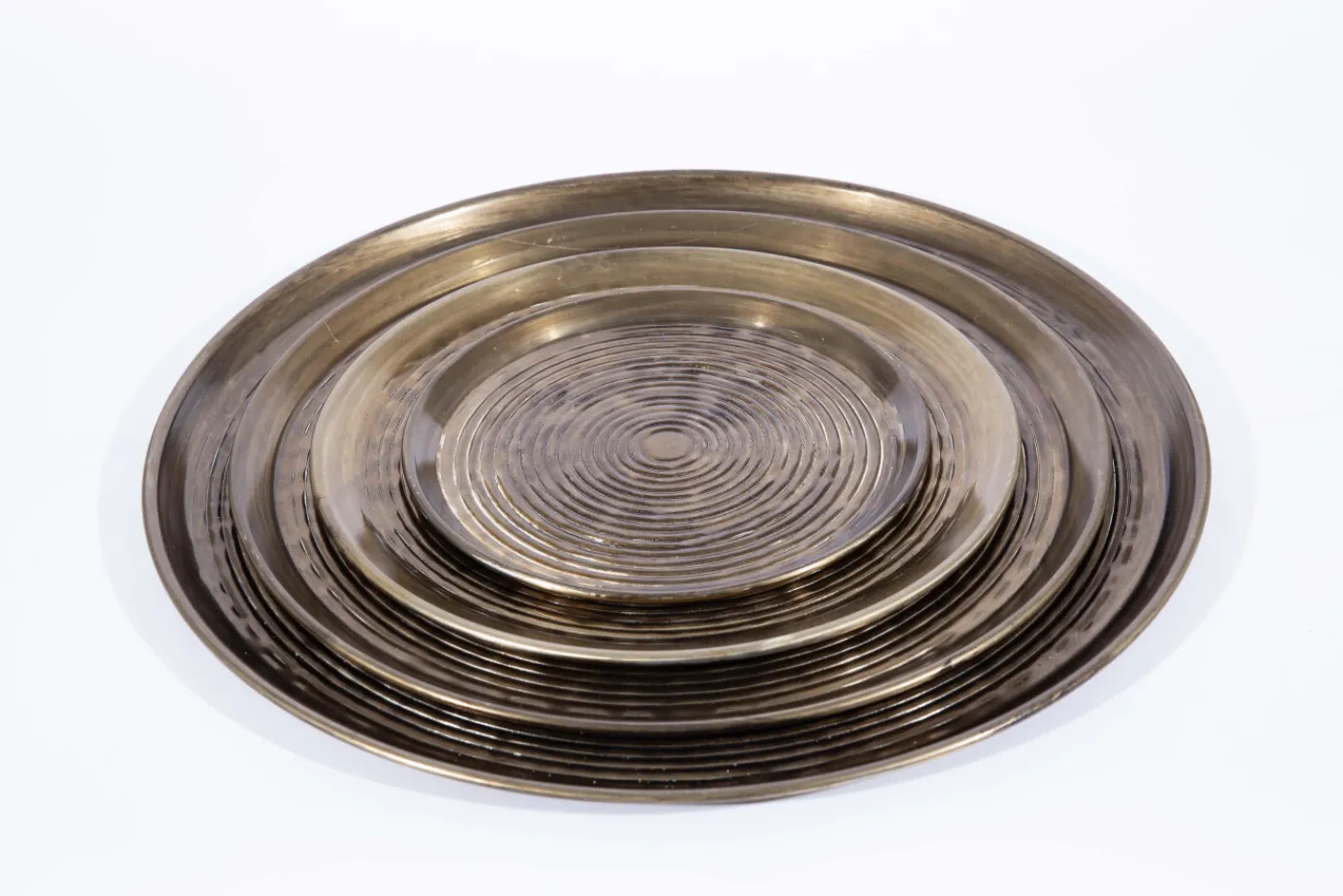 Accessoires|Plateaux<Flamant MATS, plateau, métal, L Argent