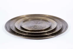 Accessoires|Plateaux<Flamant MATS, plateau, métal, XL Argent