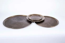 Accessoires|Plateaux<Flamant MATS, plateau, métal, XL Argent