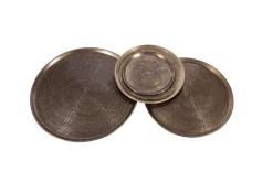Accessoires|Plateaux<Flamant MATS, plateau, métal, XL Argent