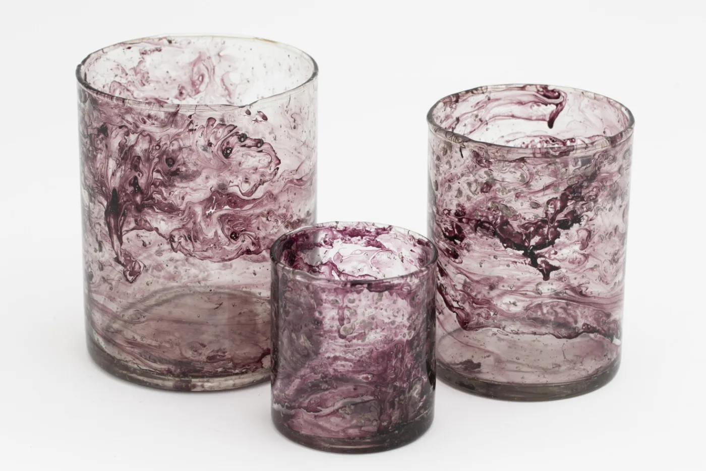 Porte Bougie, Chauffe-Plats Et Photophores|Porte Bougie, Chauffe-Plats Et Photophores<Flamant MAUBOIS, photophore, verre, M Pourpre