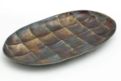 Plats|Plats<Flamant MAURICE, coupe, métal, L Or