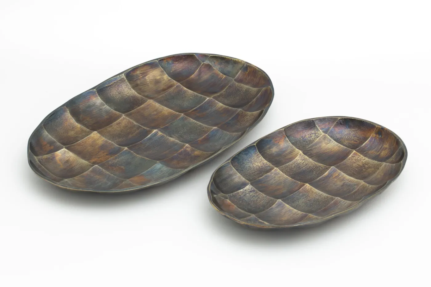 Plats|Plats<Flamant MAURICE, coupe, métal, S Or
