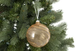 Boules De Noël|Boules De Noël<Flamant MAZZU, boule de Noël Brun