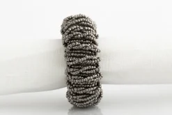 Décoration De Table|Accessoires<Flamant MEINA, rond de serviette, perles, Gris