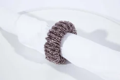Décoration De Table|Accessoires<Flamant MEINA, rond de serviette, perles, violet Pourpre