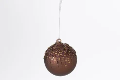 Boules De Noël|Boules De Noël<Flamant MEREDITH, boule de Noël Brun