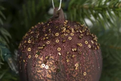 Boules De Noël|Boules De Noël<Flamant MEREDITH, boule de Noël Brun