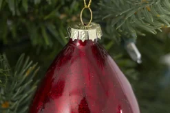 Boules De Noël|Boules De Noël<Flamant MERENSE, pendentif Noël Rouge