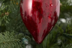 Boules De Noël|Boules De Noël<Flamant MERENSE, pendentif Noël Rouge