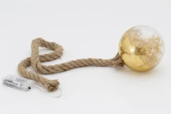 Boules De Noël|Boules De Noël<Flamant MERESE, boule de Noël, avec leds Brun