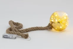 Boules De Noël|Boules De Noël<Flamant MERESE, boule de Noël, avec leds Brun