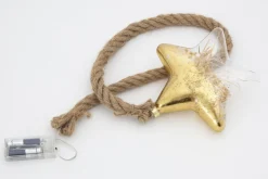 Boules De Noël|Boules De Noël<Flamant MERESE, pendentif Noël, étoile, avec leds Brun