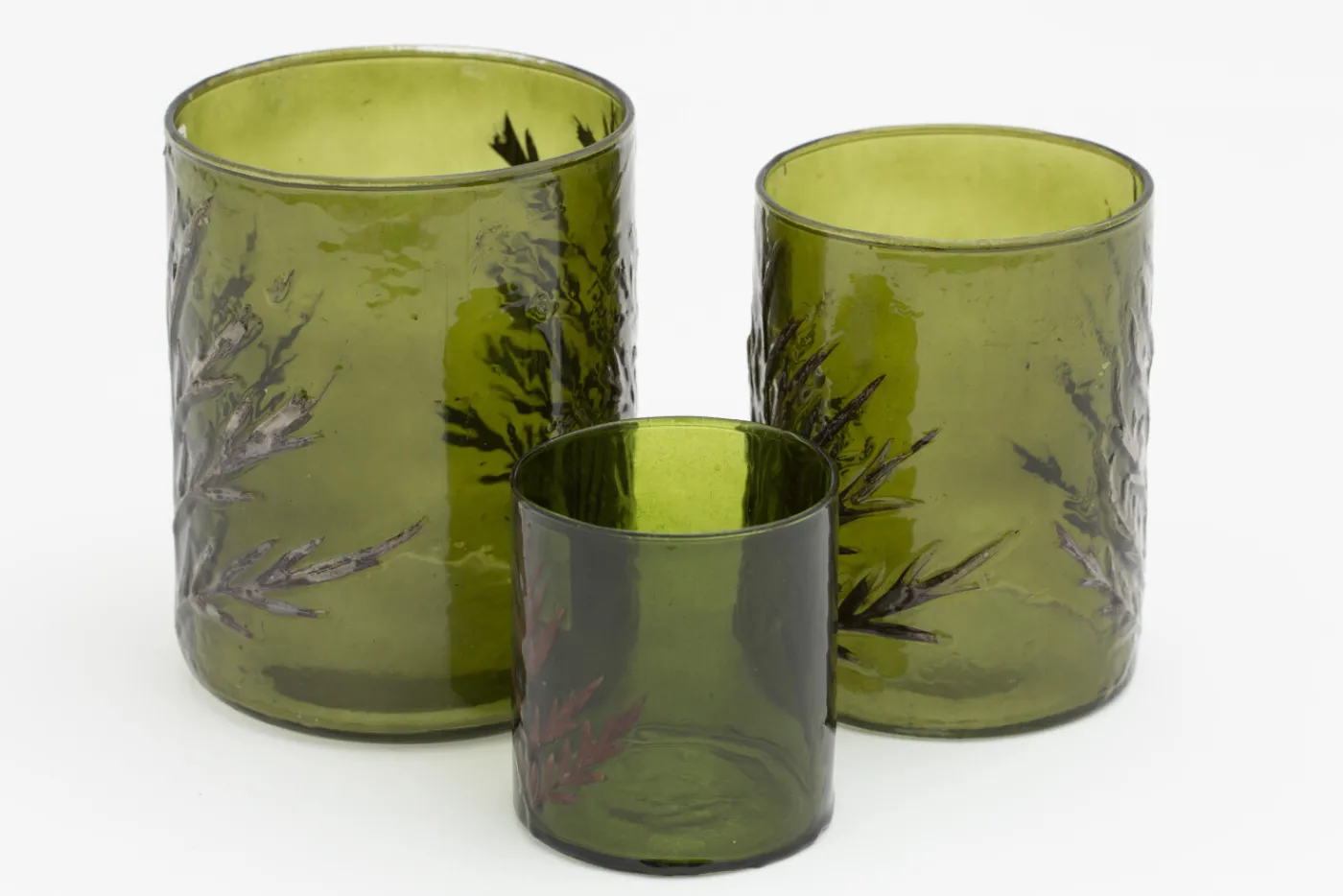 Porte Bougie, Chauffe-Plats Et Photophores|Porte Bougie, Chauffe-Plats Et Photophores<Flamant MERITH, photophore, verre, M Vert