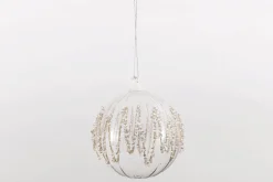 Boules De Noël|Boules De Noël<Flamant MIKALA, boule de Noël, Transparent