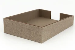Décoration|Décoration De Bureau<Flamant MILBURN, plateau à courrier, laine et cuir Brun