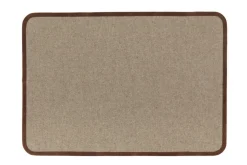 Décoration|Décoration De Bureau<Flamant MILBURN, sous-main, laine et cuir Brun