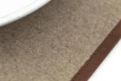 Décoration|Décoration De Bureau<Flamant MILBURN, sous-main, laine et cuir Brun