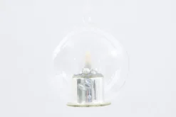 Boules De Noël|Boules De Noël<Flamant MILENE, boule de Noël, Argent