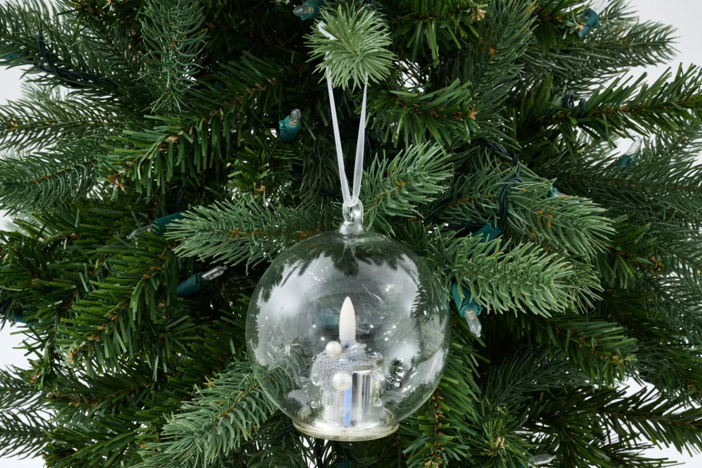 Boules De Noël|Boules De Noël<Flamant MILENE, boule de Noël, Argent