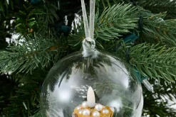 Boules De Noël|Boules De Noël<Flamant MILENE, boule de Noël, Or