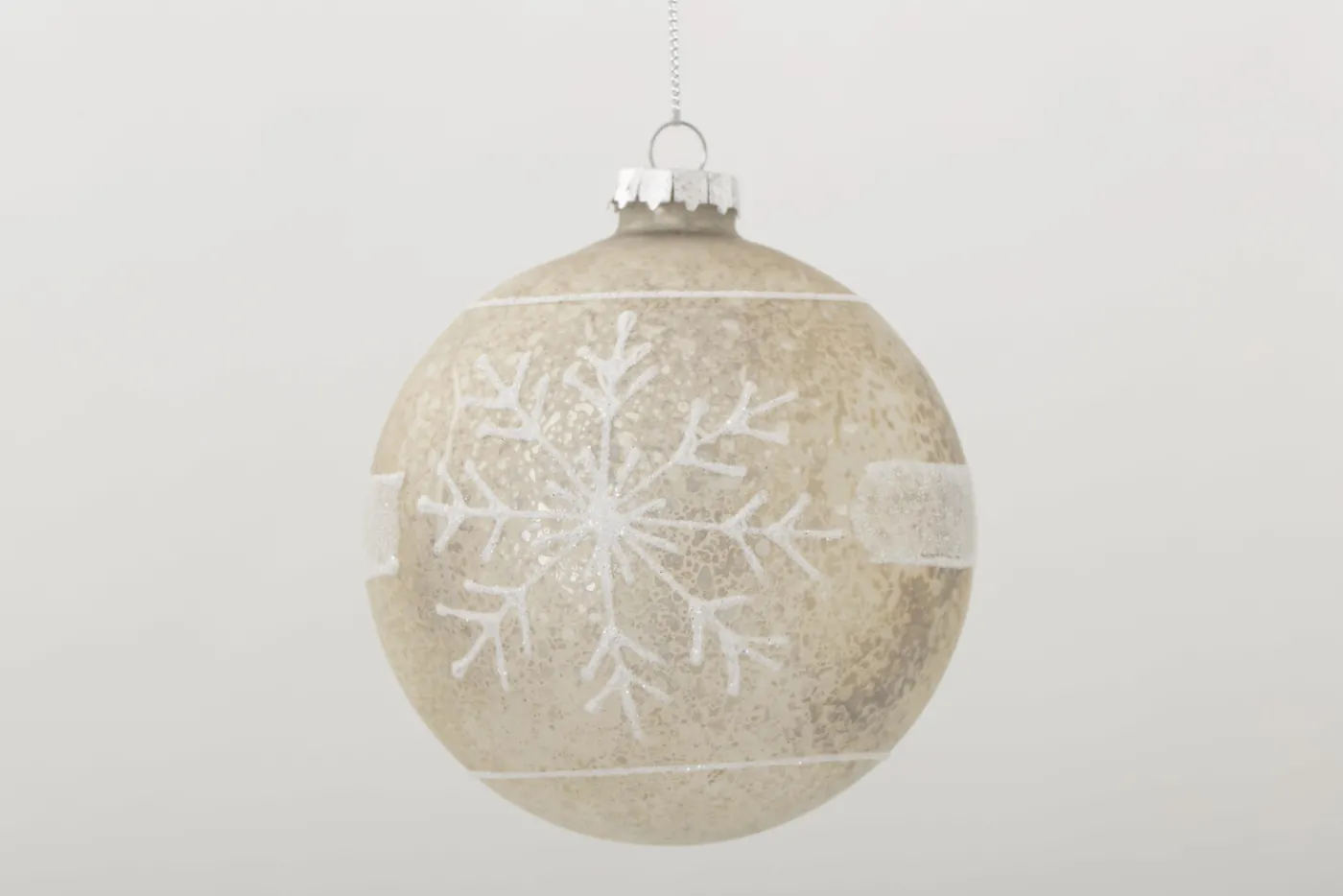 Boules De Noël|Boules De Noël<Flamant MILKO, boule de Noël, L Blanc