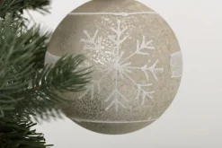 Boules De Noël|Boules De Noël<Flamant MILKO, boule de Noël, L Blanc