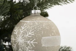 Boules De Noël|Boules De Noël<Flamant MILKO, boule de Noël, L Blanc
