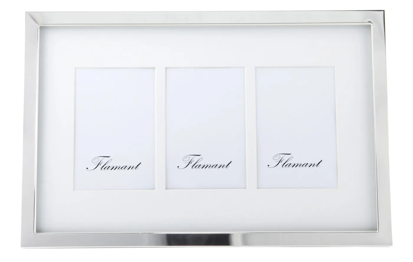 Cadres Photo|Cadres Photo<Flamant MILLIE, cadre photo, é, triple, 10x15 Argent