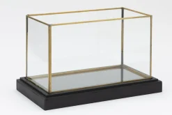 Porte Bougie, Chauffe-Plats Et Photophores|Porte Bougie, Chauffe-Plats Et Photophores<Flamant MINALI, photophore, laiton et verre, 44x24x26 Transparent