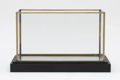 Porte Bougie, Chauffe-Plats Et Photophores|Porte Bougie, Chauffe-Plats Et Photophores<Flamant MINALI, photophore, laiton et verre, 44x24x26 Transparent