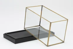 Porte Bougie, Chauffe-Plats Et Photophores|Porte Bougie, Chauffe-Plats Et Photophores<Flamant MINALI, photophore, laiton et verre, 44x24x26 Transparent